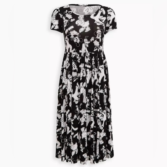 NWT Disney by Torrid Mickey and Friends Midi Dress - Torrid Size 4 (26, 4X) - Picture 2 of 15